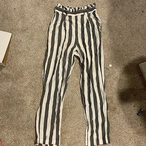 American eagle size xs flowy striped pants
